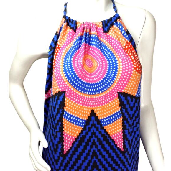 Mara Hoffman Womens Swim Cover Up Starbasket Mini Dress Multicolor Size Medium - Picture 2 of 6